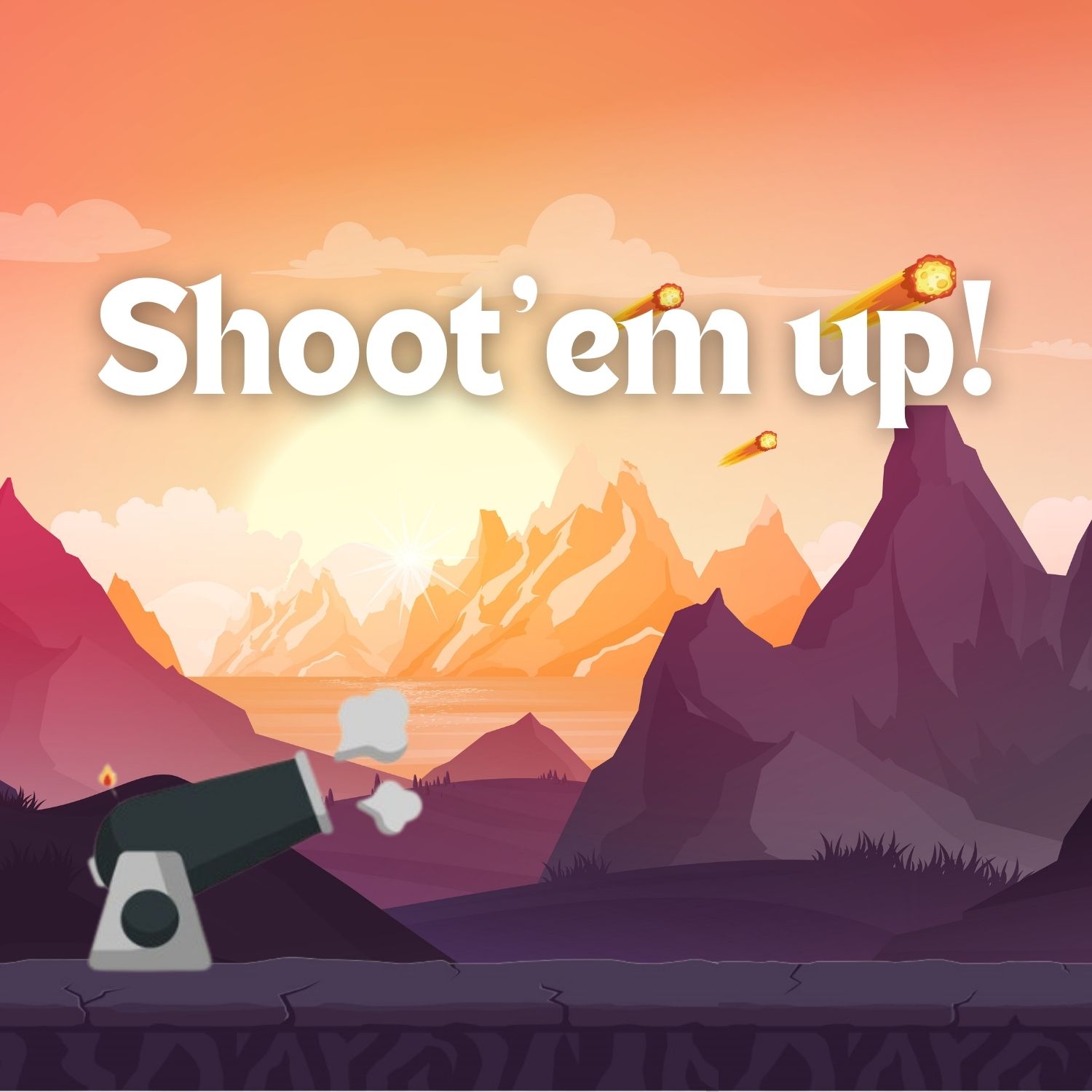 Captura del proyecto Shoot’em Up con object pooling